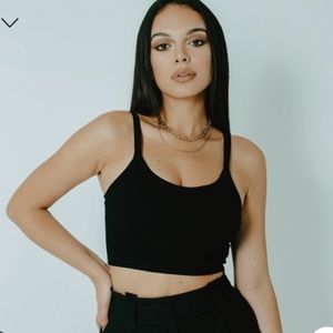 Klassy Network Bramie XS black crop top